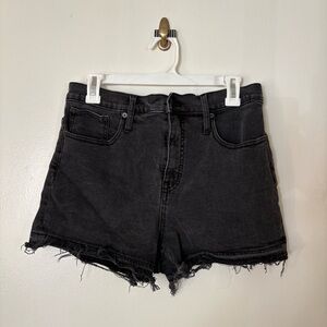 Madewell frayed Denim Shorts